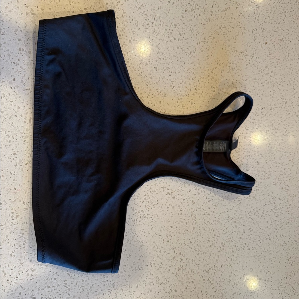 SKIMS Black Bikini Top